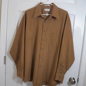 Van Heusen Wrinkle Free LS Shirt, Size 17.5